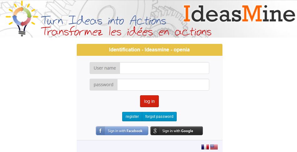 bandeau login IdeasMine 
